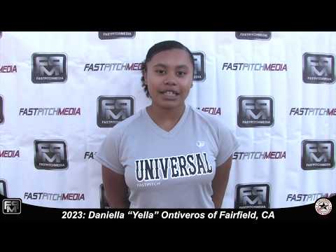 2023 Daniella “Yella” Ontiveros First Base Softball Skills Video - Universal Faulstich