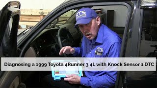 1999 Toyota 4Runner 3.4L with Knock Sensor 1 DTC