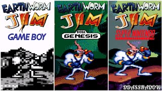 Earth Worm Jim on Every Console Evolution (Game Boy, Mega Drive & Super Nintendo)