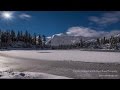 Stunning Winter Moonrise over Mount Shuksan (HD Time Lapse)
