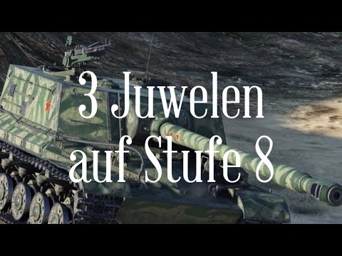 3 Forschungsbaum-Juwelen auf Stufe 8 | World of Tanks Console Deutsch