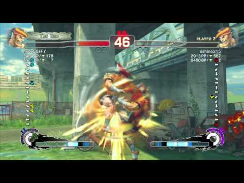 SSF4 AE: hydeBUFFY (Adon) vs oshino215 (Adon) - Ranked Match (720p HD)