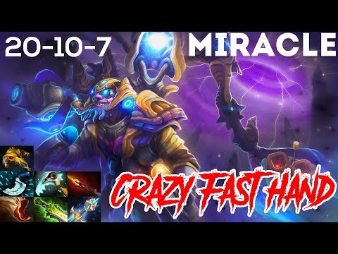 DOTA 2 Tinker Crazy Fast Hand by Miracle