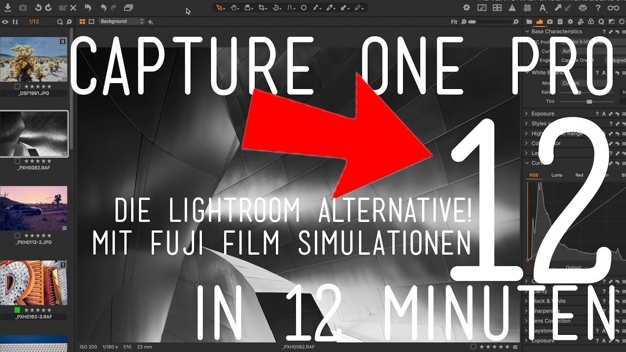 Capture One Einführung in unter 12 Minuten