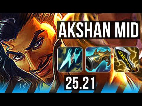 AKSHAN vs SYNDRA (MID) | Quadra, 9 solo kills, Legendary, 27/4/5, 46k DMG | EUW Master | 25.21