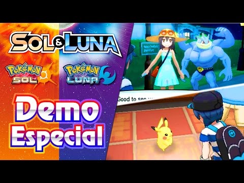 TODOS los EVENTOS de la DEMO de POKÉMON SOL y LUNA