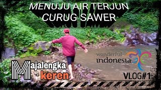 preview picture of video 'wisata majalengka|curug sawer majalengka|menuju curug sawer || 2018 || vlog #1'