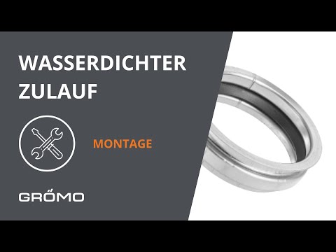Wasserdichten Zulauf von GRÖMO an einem Wasserfangkasten montieren - so geht es einfach und schnell!