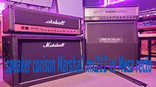 Video thumbnail for Speaker comparison Marshall mx212 vs Mesa recto by Liquid Studio Productions
