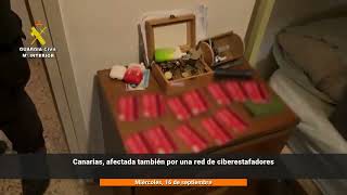 Canarias, entre las zonas afectadas por una red de ciberestafas con 29 detenidos