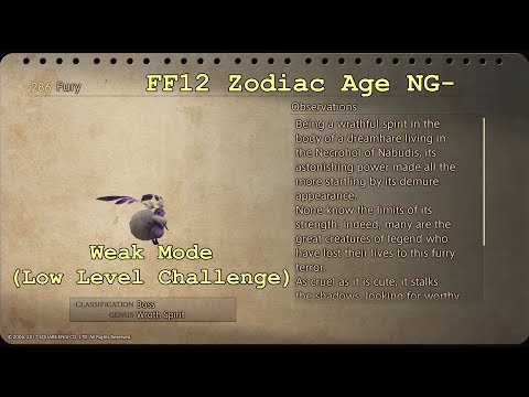 Fury (Chaos Requirements) FF12 Zodiac Age (Weak Mode)