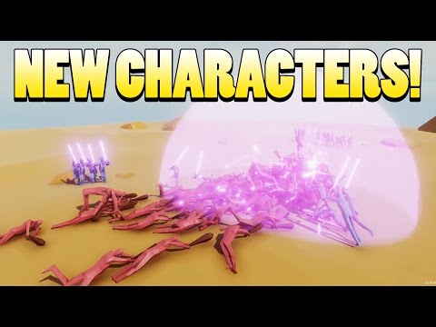 TABS New Characters Update - Neon Faction  | Totally Accurate Battle Simulator