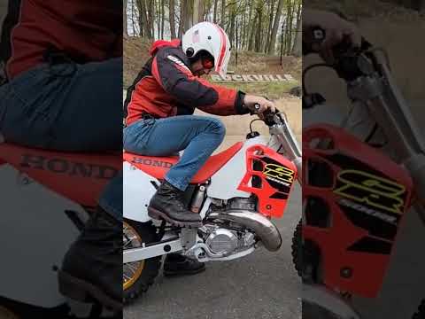 FIRST KICK STONE COLD START HONDA CR500R April 19, 2023