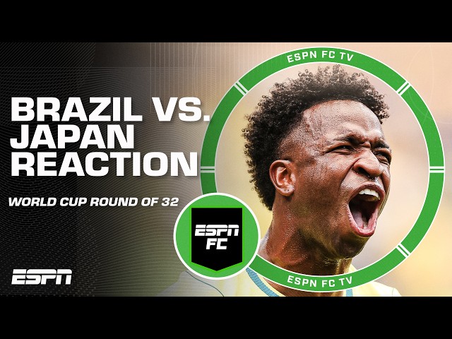 Brazil vs. Japan FULL REACTION 🍿 | How far can Brazil go in the World Cup? | ESPN FC