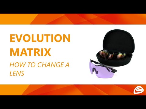 Evolution Matrix Shooting Eyewear - How to change a lens