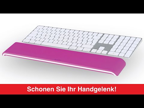 Artikelvideo 1 für LEITZ Tastatur-Handballenauflage Ergo WOW pink, weiß, Artikelnummer 281012