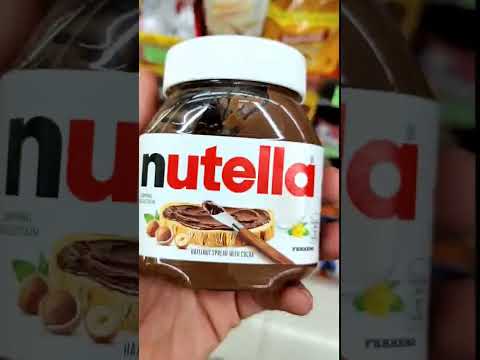 Nutella hazelnut spread #yummy  #sweet  ##shorts