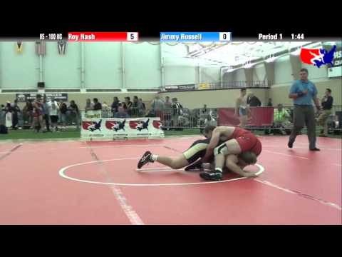 Roy Nash vs. Jimmy Russell at 2013 FILA Cadet Nationals - FS