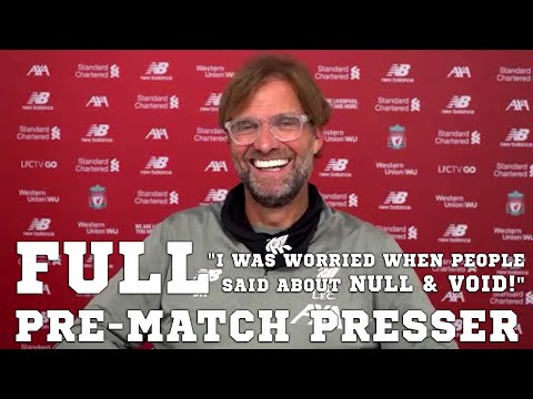 Jurgen Klopp FULL Pre-Match Press Conference - Everton v Liverpool - Premier League