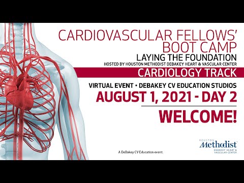 Cardiovascular Fellows' Boot Camp 2021: Cardiology - Day 2 (August 1, 2021) LIVESTREAM