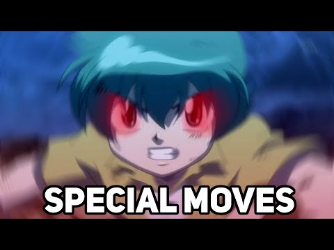 ALL OF SAGITTARIO'S SPECIAL MOVES (Kenta) Beyblade