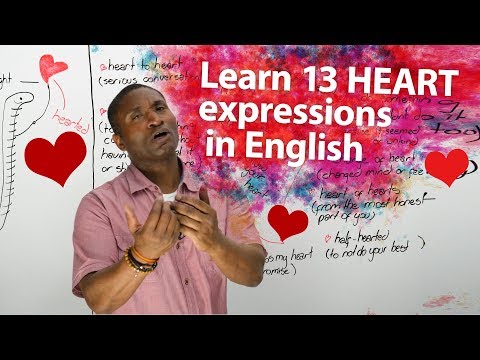 Learn 13 HEART EXPRESSIONS in English ❤️