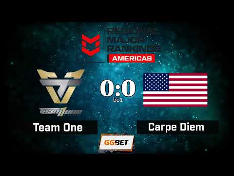 🔴 TeamOne vs CarpeDiem | PGL Major Antwerp 2022 RMR NA Open Qualifier 1 | bo1 | GG.bet