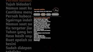 Download lagu Lirik kamulah takdirku mp3