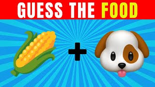 Guess the Food by Emoji 🍔| Food And Drink Emoji Quiz