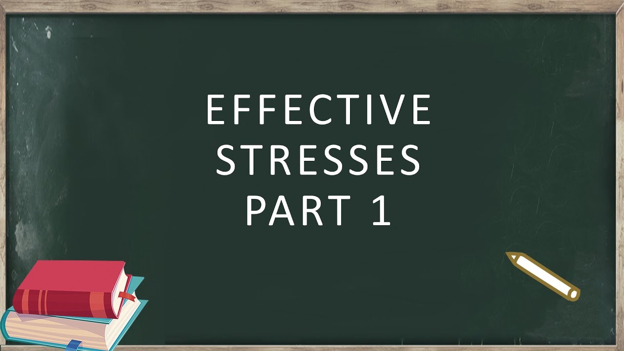 EFFECTIVE STRESSES OF SOIL PART 1 / ZONE OF CAPILLARY RISE / GEOTECHNICAL ENGINEERING