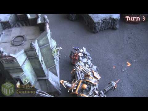 Warhammer 40k Battle Report:  Space Wolves VS Black Legion