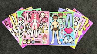 KPOP DEMON HUNTERS - Mira vs Jinu  | Huntr/X & Saja Boys | Stickers Book ASMR