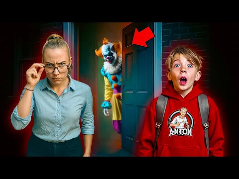 Anton  wohnt bei STRENGSTEN NACHHILFELEHRERIN!!Mit HORRORCLOWN 😱