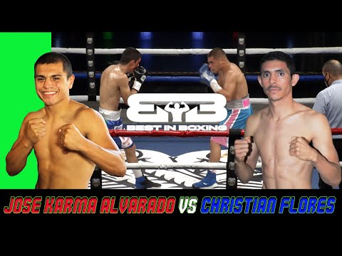 Best in Boxing Jose Alvarado vs vs Christian Flores Fight