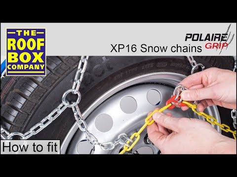 Polaire XP16 Snow chains - How to fit