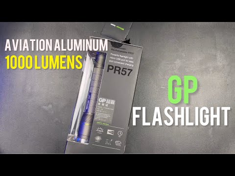Max 1000 lumens GP Design flashlights PR57