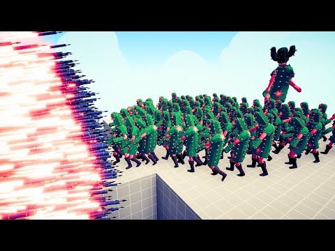 100x Cactus Man + Giant VS Every God - Totally Accurate Battle Simulator Tabs