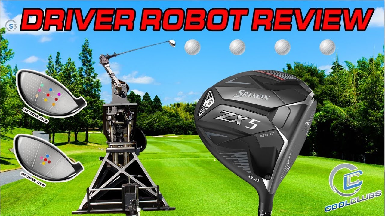 Srixon ZX5 Mk II Driver Robot Tested Video