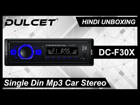 Dulcet dc-f30x single din mp3 car stereo