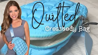AUACDIY Sling Bag for Women Quilted Crossbody