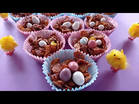 Easter Chocolate Cornflake Nests! | Easter fun #4 | The Rabbit Hole