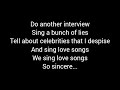 Come Undone Lyrics Robbie Williams