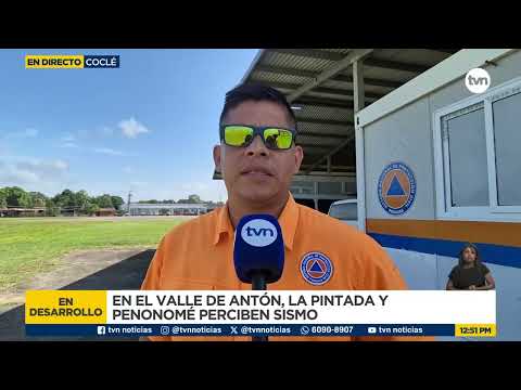 Temblor se sintió en Coclé y activó evacuaciones preventivas