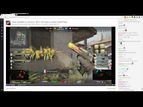 [Twitch chat reaction] Happy deagle ace.