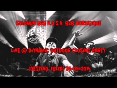 Solomun b2b H.O.S.H. b2b Adriatique - Live @ Diynamic Outdoor Closing Party (Destino, Ibiza)