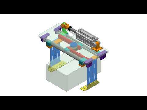 Gripper Design Mechanism With Rack Gear Drive