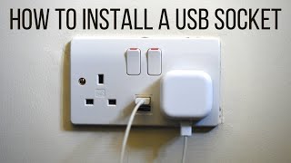 How To Install A USB Socket