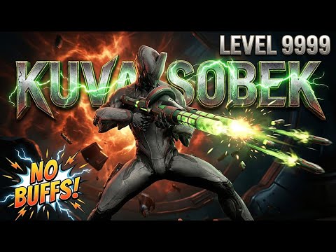 Can this Kuva Sobek Build Hit Level 9999 Steel Path WITHOUT Buffs? [Warframe]