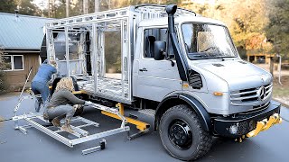 Couple Transforms Army Truck into Amazing Mobile Home | Start to Finish by ‪@Outthegateoffroadnz‬