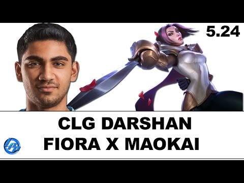 CLG darshan - Fiora vs Maokai - NA SoloQ